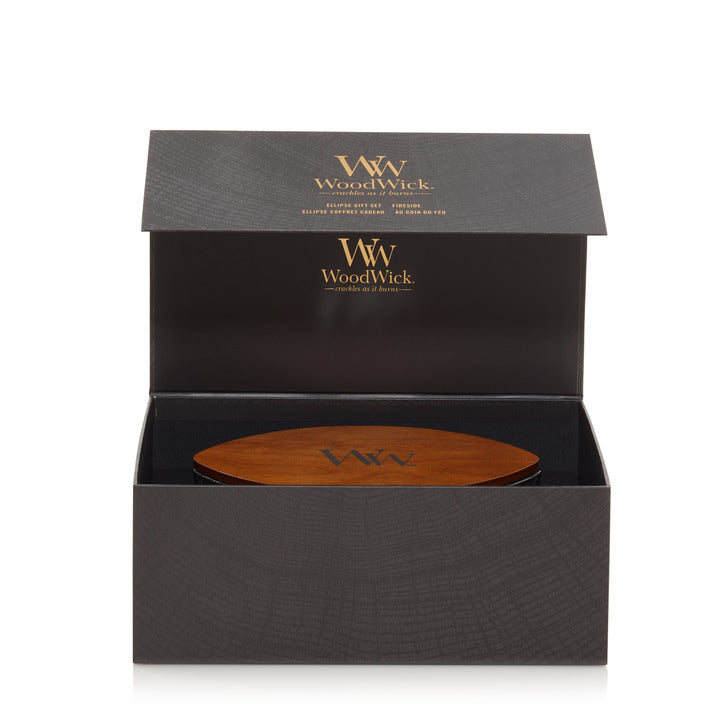 Deluxe Ellipse Geurkaarsen Cadeauset - Fireside