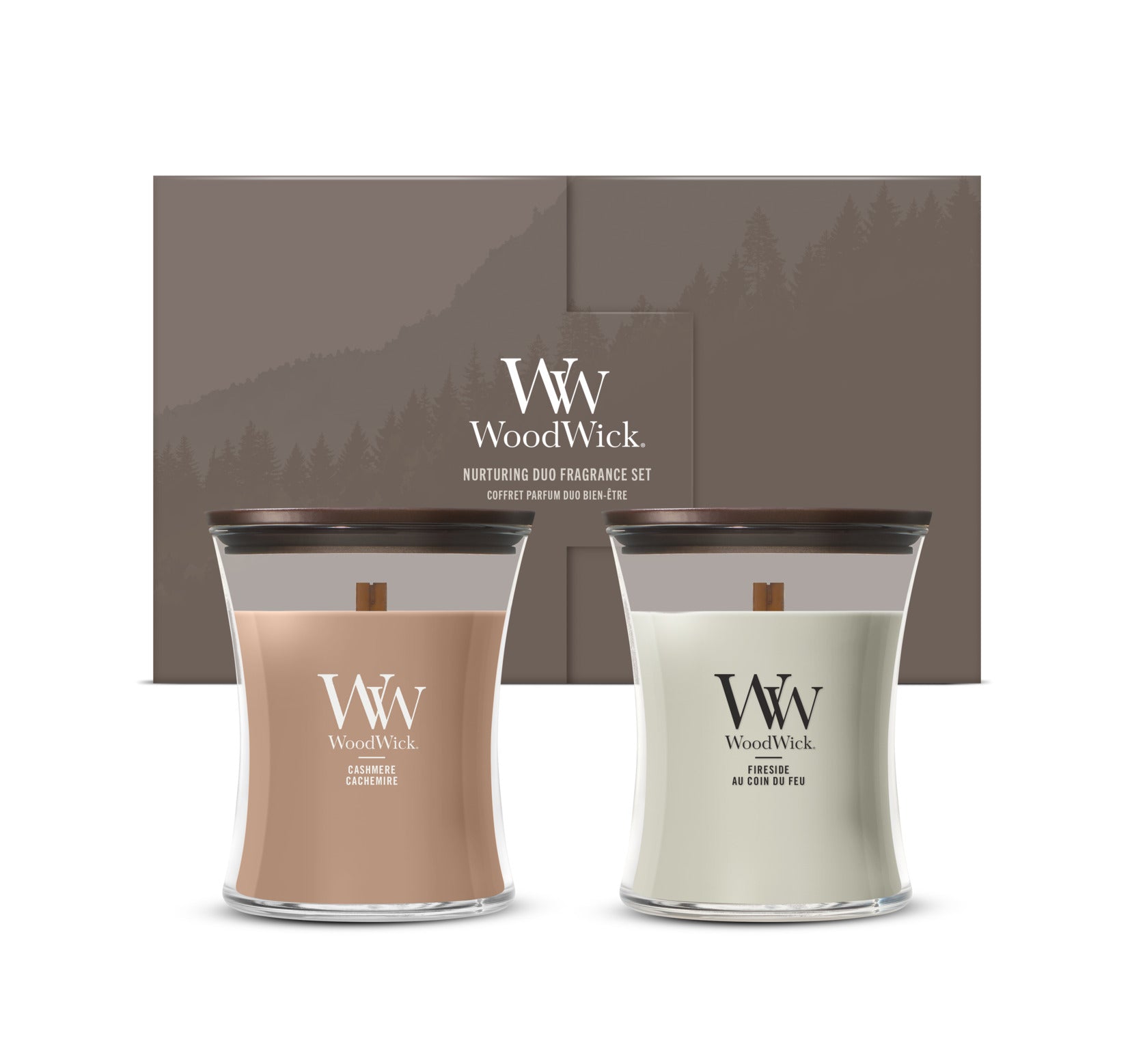 2 Medium Candles Cadeauset