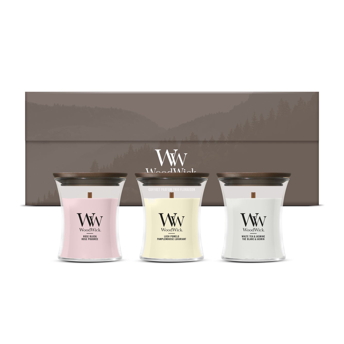 3 Mini Candle Blooming Trio Cadeauset