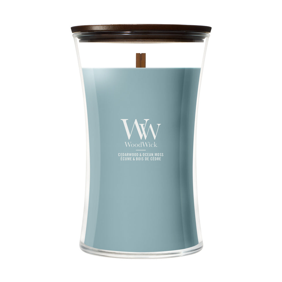 Grande Bougie Parfumée Bois de Cèdre & Mousse d'Océan