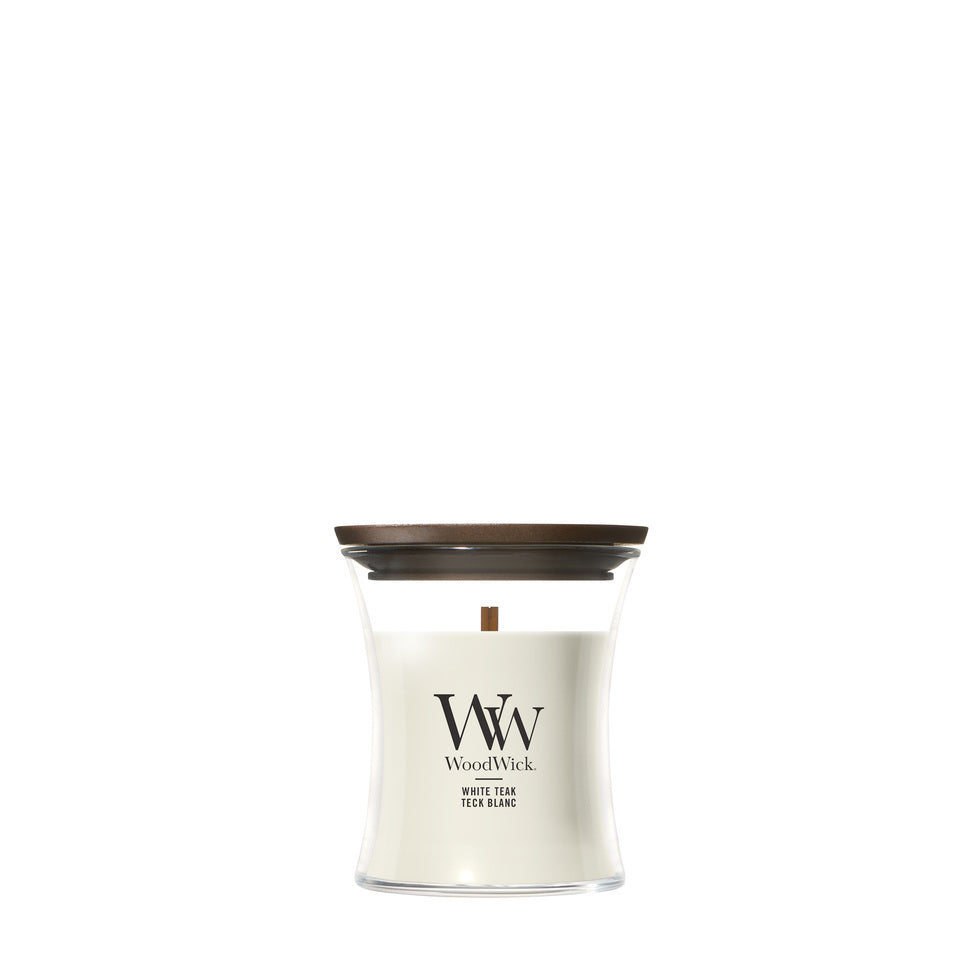 Mini-bougie parfumée Teck blanc